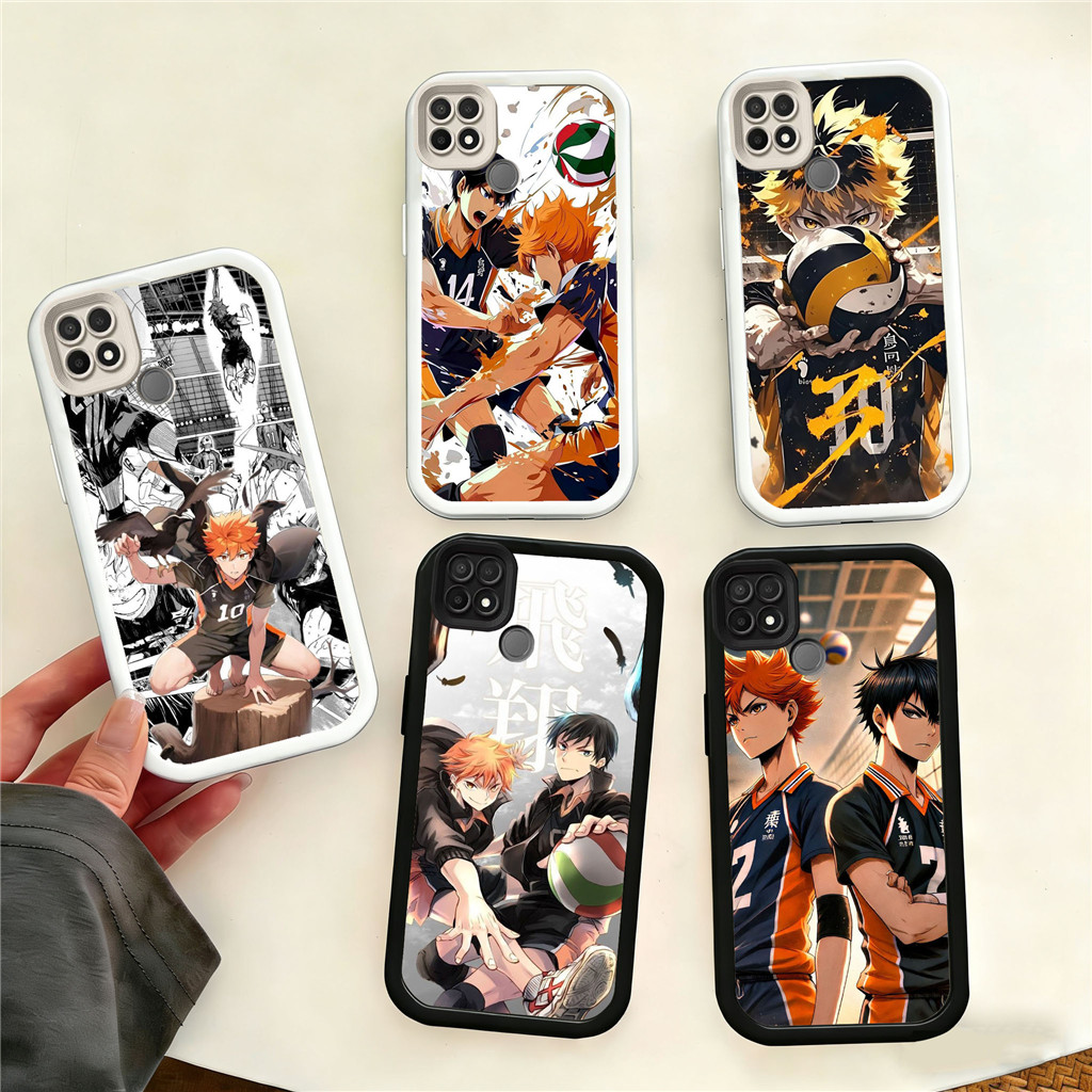 BU15 Haikyuu Anime kasus silikon Casing untuk OPPO A77 A78 A91 A93 A92 A95 A96 A77s A9 2020 5G lunak