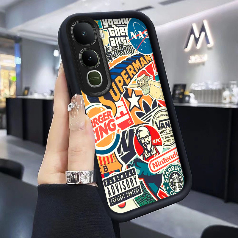 Tag Tren SoftCase Anti Jatuh FOR VIVOY400 Y300T Y300PRO+ Y300PRO Y300 Y200GT Y200e 5G  Y200 5G Y100