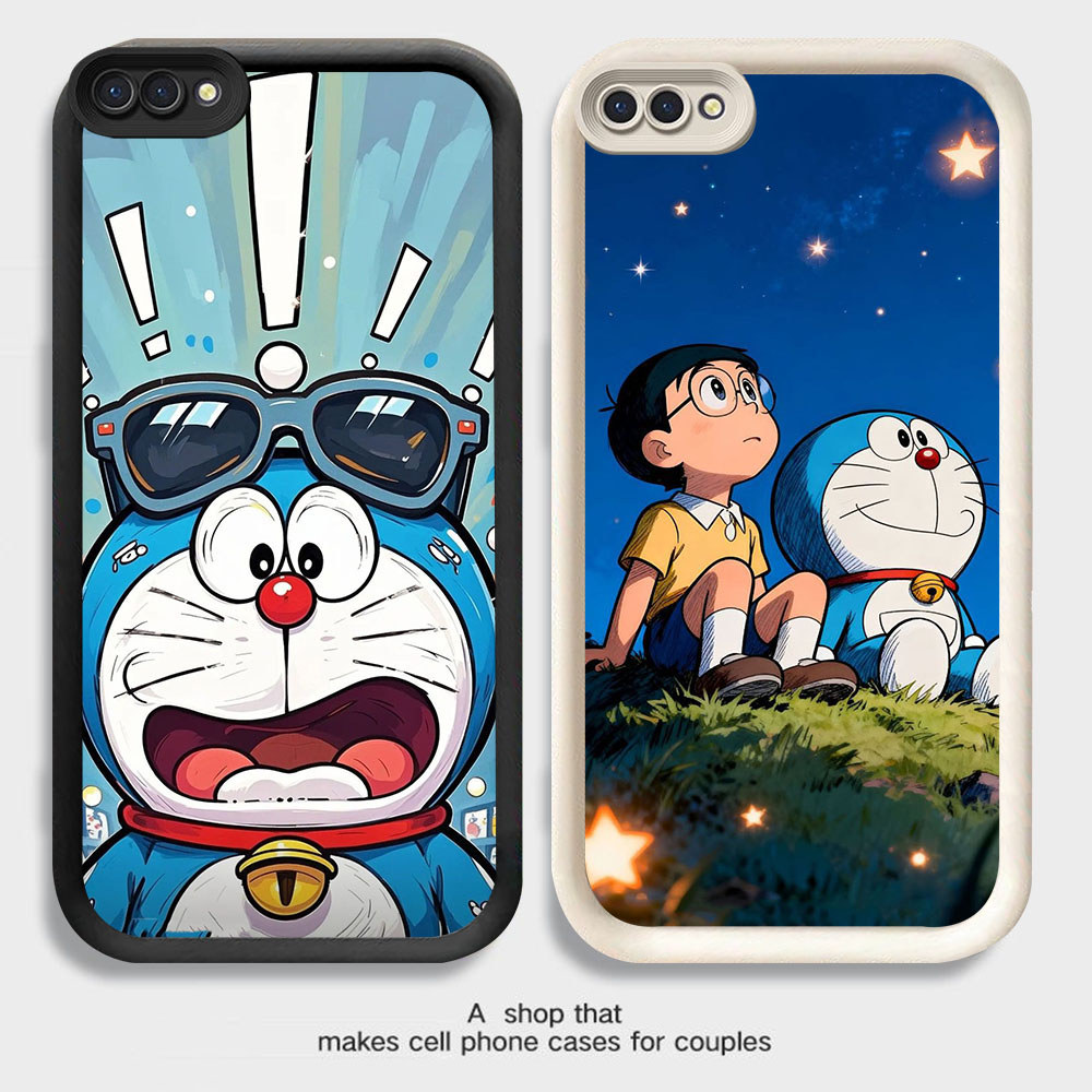 MP-9 Doraemon Shocking Silikon Casing untuk for OPPO A1K C2s A12 A12E A3S A12s C2 Realme