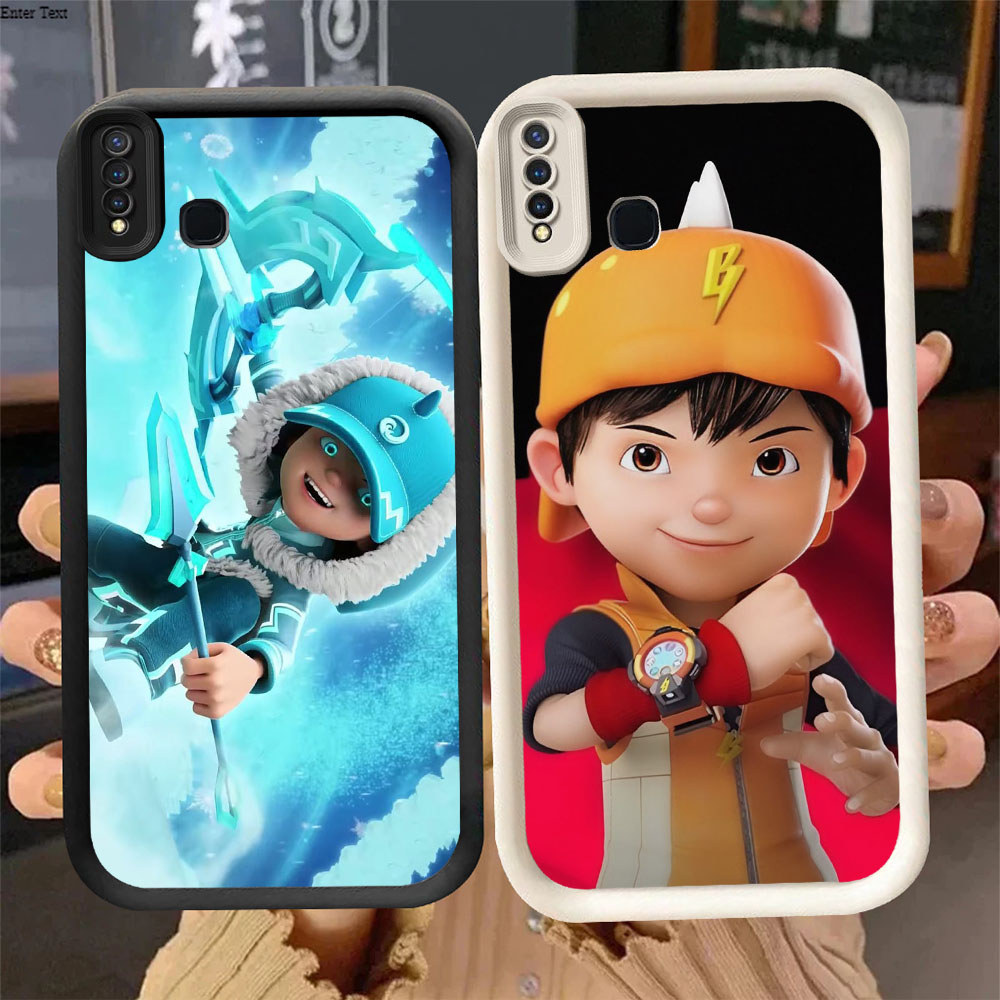 PC-3 Boboiboy Silikon Casing untuk HP VIVO Y17 Y30 Y15 Y19 Y50 Z1 Y12 Pro