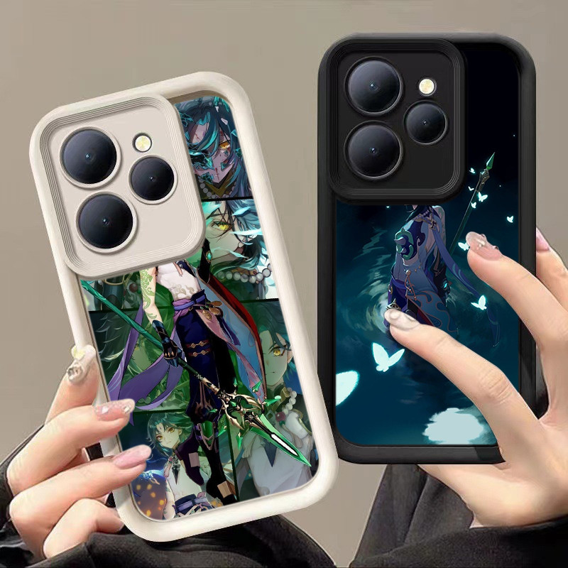 HA58 Genshin Impact Xiao Untuk Infinix Casing hp Softcase Silikon Kasing untuk Tecno POP 9 8 Camon 4