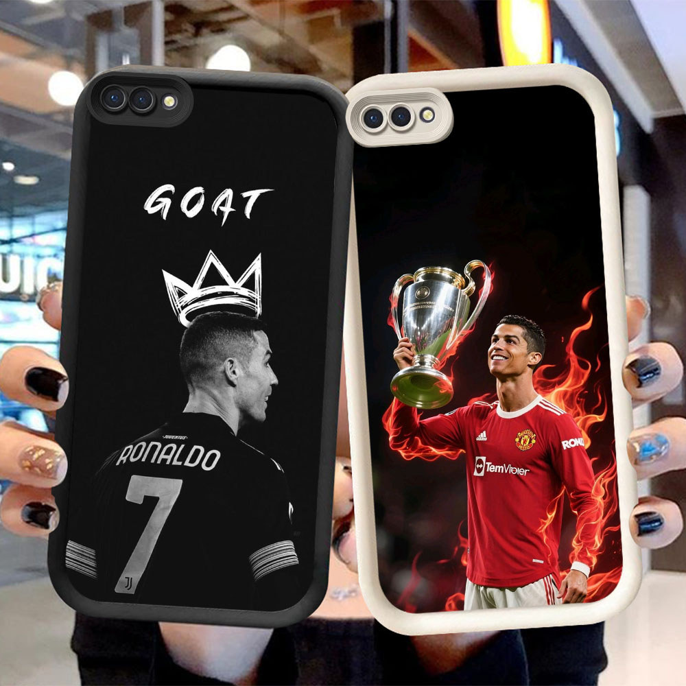 FX-22 CR7 Ronaldo Shockproof Casing untuk OPPO A5 A5X A3S A1K A12E Realme 14 14T C2 C2s