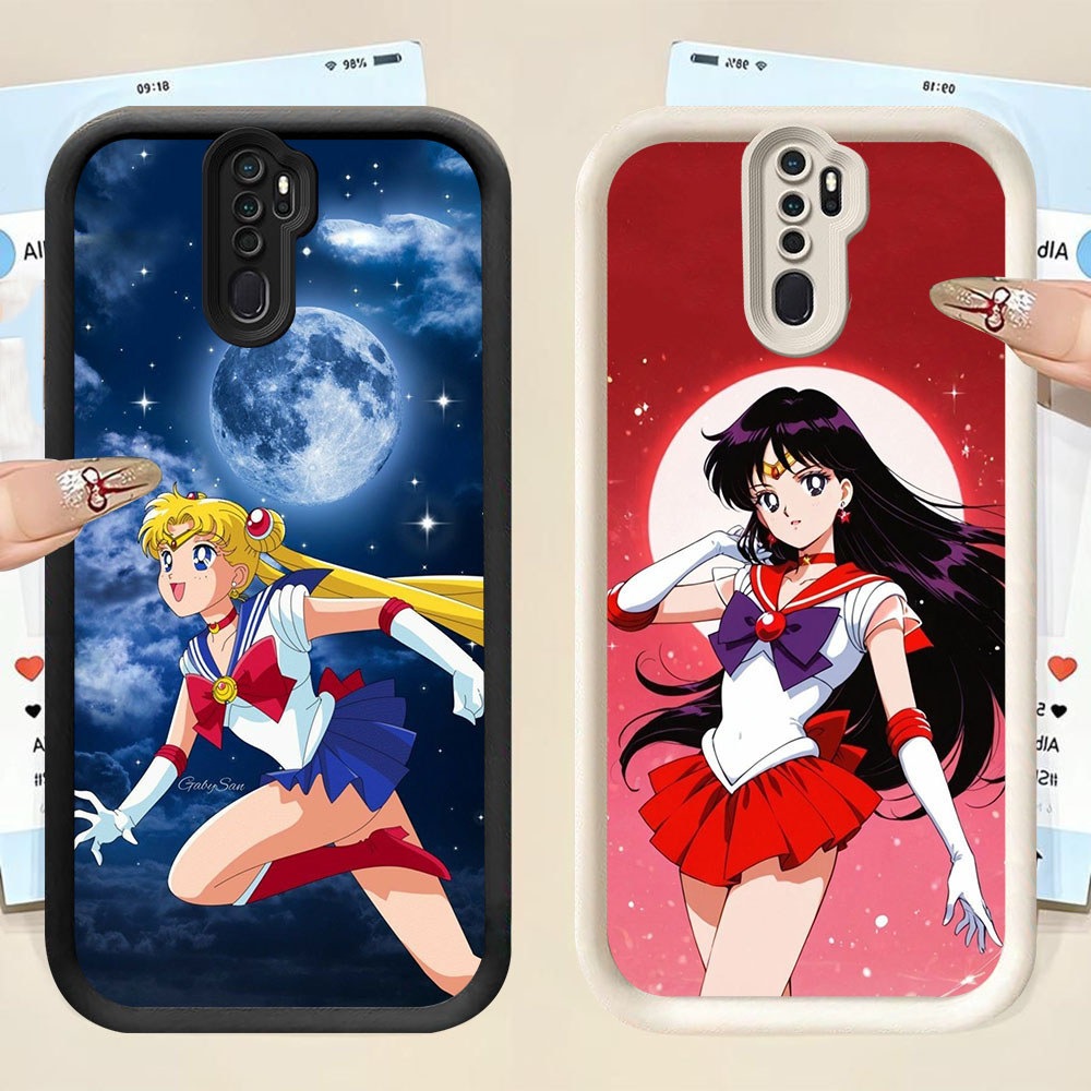 FX-78 Sailor Moon Shockproof Casing untuk OPPO A9 A5 F11 Reno 8T 2Z 2F Pro