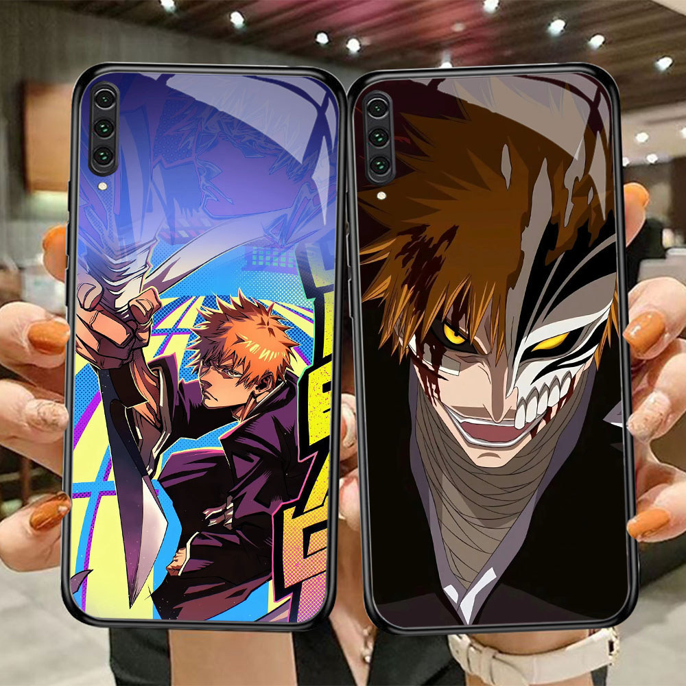KR-81 Bleach HD Glass Casing untuk Samsung A50 A70S A70 A10 A02 A7 Note 10 Pro Plus