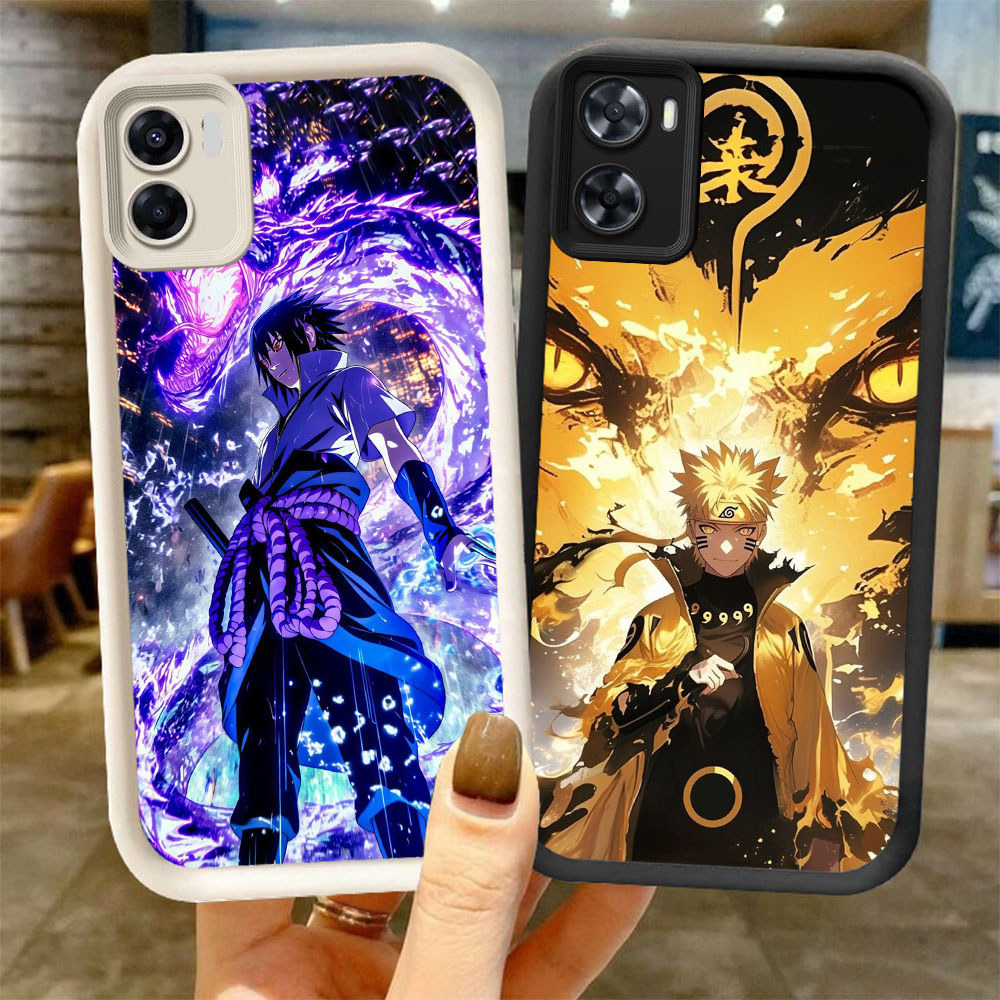 WW-18 Naruto Case Lembut Casing untuk OPPO Realme 9i C33 A76 A77s A96