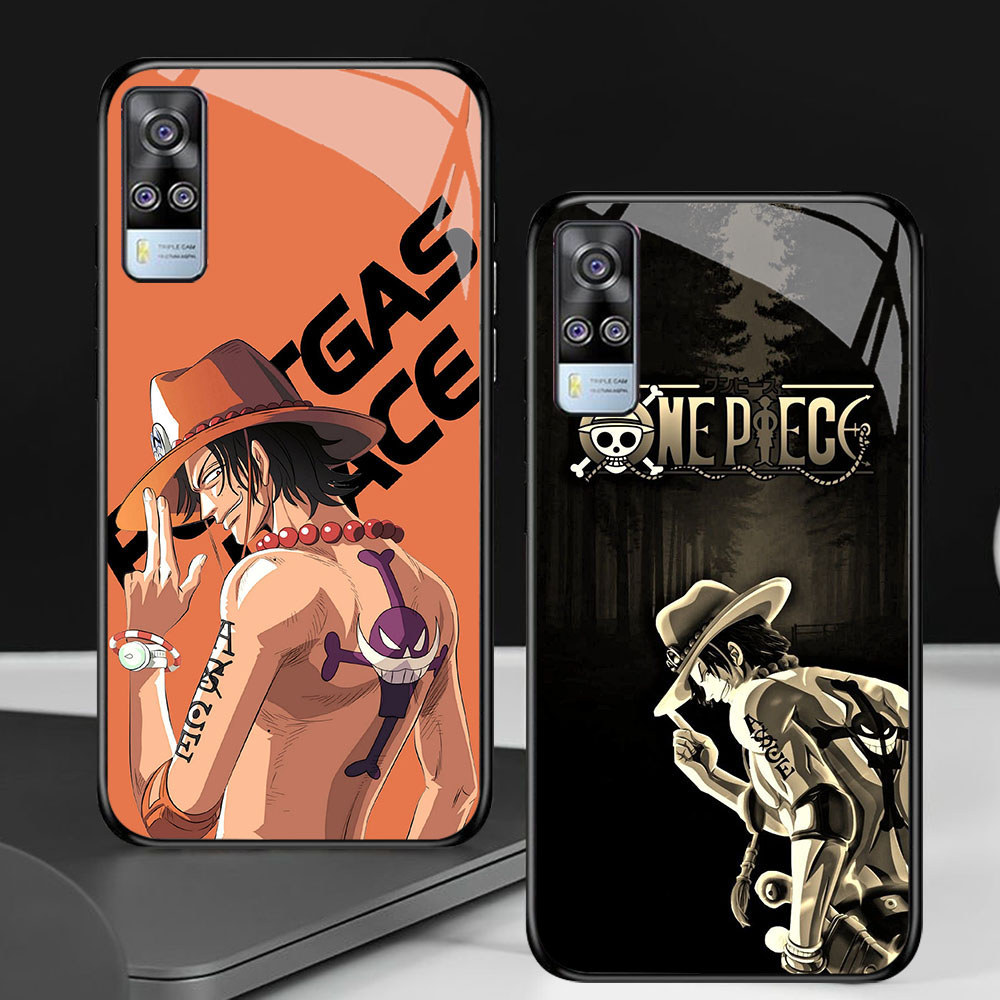 FX-68 One Piece Ace HD Glass Casing untuk VIVO Y51 V21E Y31 Y52 V21S V21 V20 Y53S