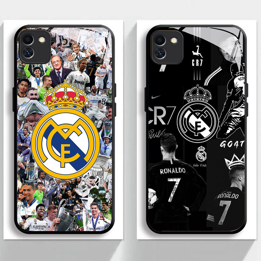 KB-42 Ronaldo Real Madrid HD Glass Casing untuk Samsung A03 A04 A05 M04 F04 A04E Core