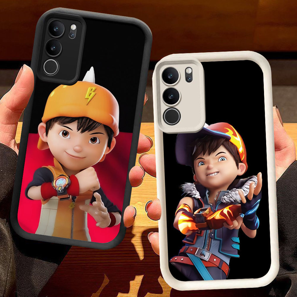 KD-5 Boboiboy Casing HP Untuk VIVO Y19S Y200 Y300 V40 Lite Pro