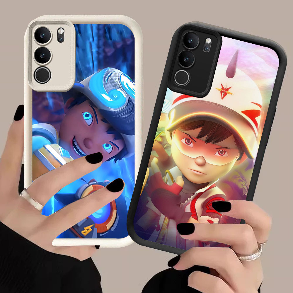 KB-89 Cartoon Boboiboy Casing HP Untuk VIVO Y19S Y200 Y300 V40 Lite Pro