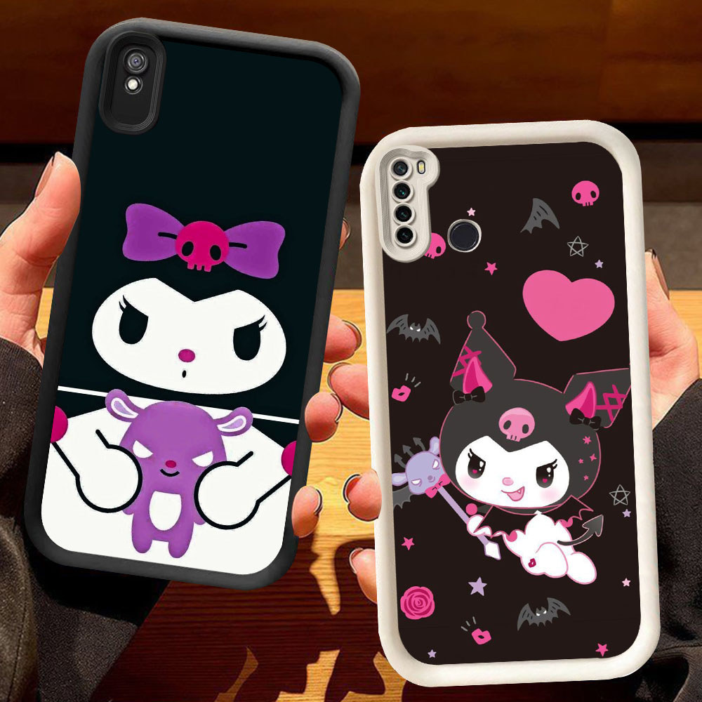 KD-16 Kuromi Hello Kitty Casing HP Untuk Xiaomi Redmi Note 5 6A 7 9A A5 9T Poco M3 C71 Pro Plus