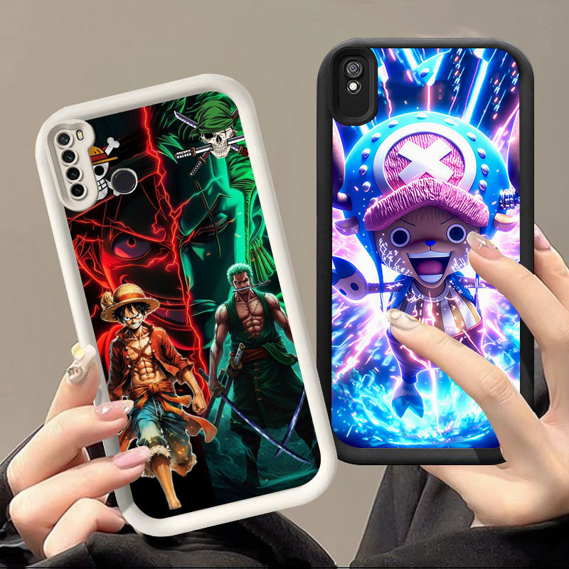 UP-17 One Piece Shockproof soft Casing untuk Redmi Note 9T 9A 7 6A Pro
