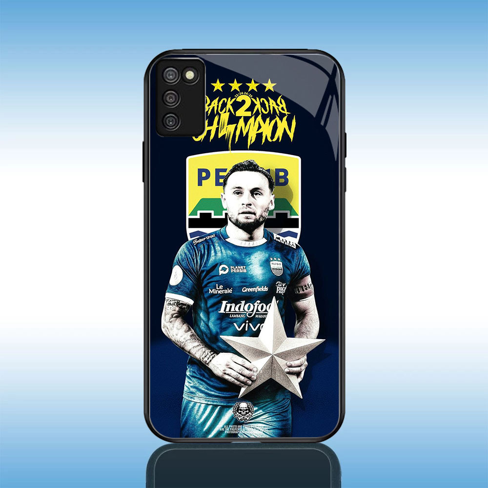 PW-25 Persib Bandung Shockproof KACA Casing untuk Samsung A71 A03S 164mm M02S A51 A02S 166mm