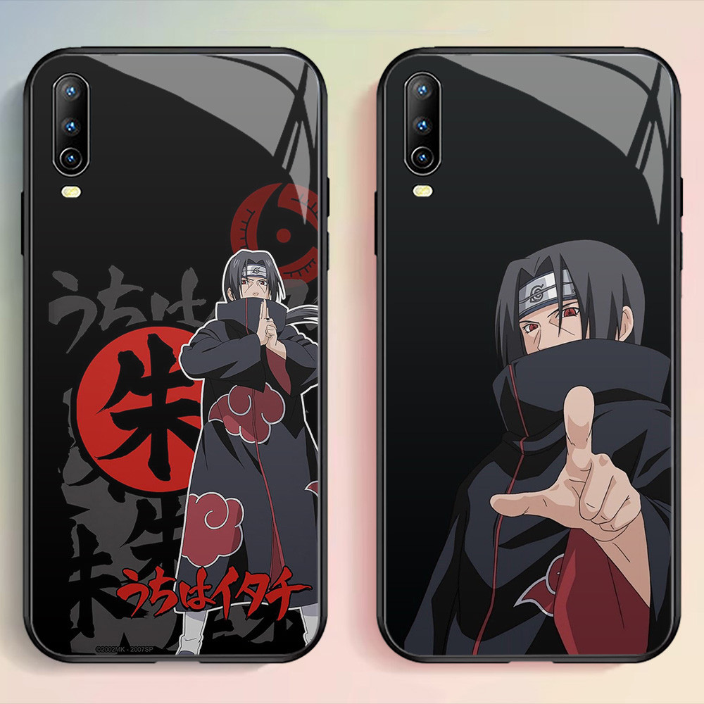 G-45 Naruto Sasuke HD Kaca Casing untuk VIVO Y20 Y12s S1 Y11s V15 V5 Lite Y12a Y20s Y20i Pro Case