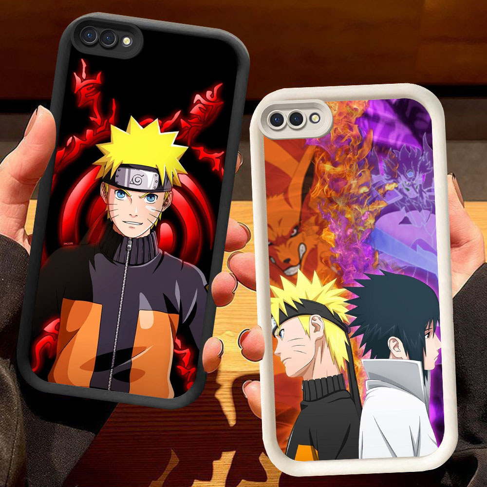 KD-71 Naruto Anime Murah Casing HP TPU Untuk OPPO A3S A5 A5X A1K A6 A12E A5i Pro