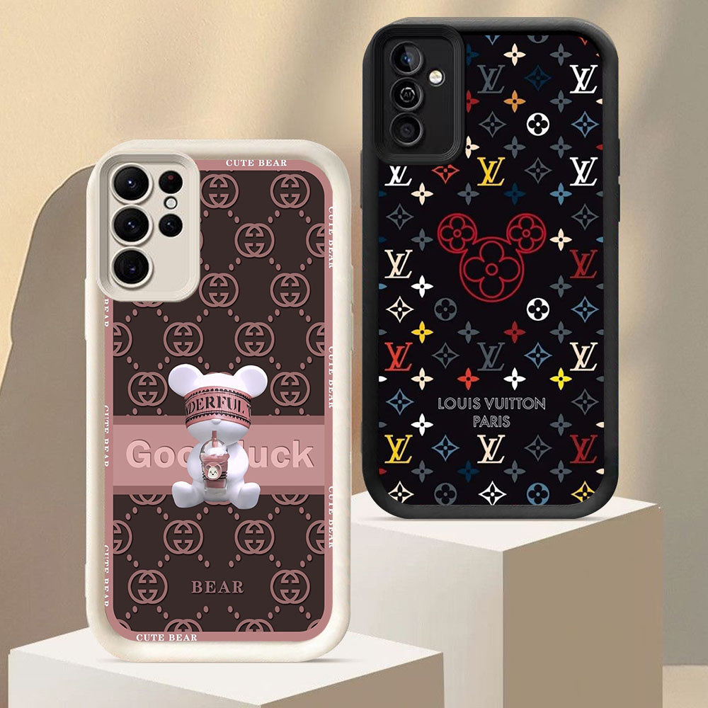KD-65 LV Fashion Casing HP Untuk Samsung A55 A54 A05 M04 M15 M12 S25 S24 S21 FE Ultra