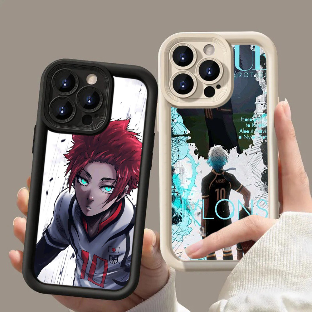 HA128 BLUE LOCK Anime Cartoon Untuk Realme Casing hp Softcase Silikon Kasing untuk Realme 5 5i 5s 6i