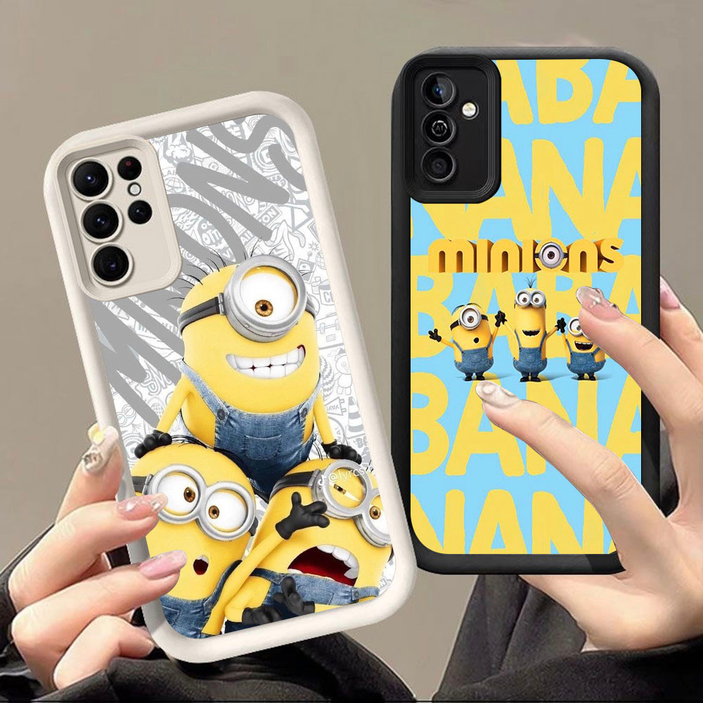 KT-29 Minions Casing HP Untuk Samsung A55 A54 A05 M04 M15 M12 S25 S24 S21 FE Ultra