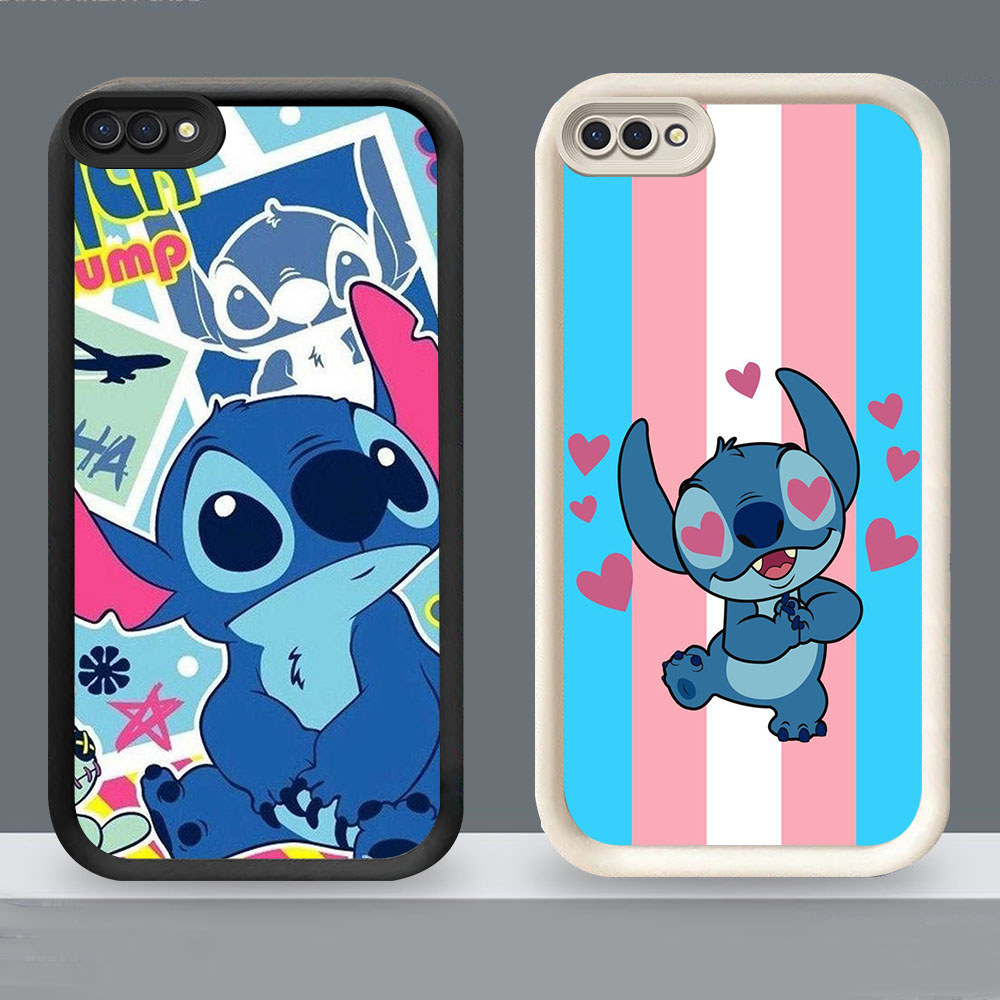 HM-1 Cute Stitch Murah Casing HP TPU Anti Gores OPPO A3S A5 A5X A1K A6 A12E A5i Pro