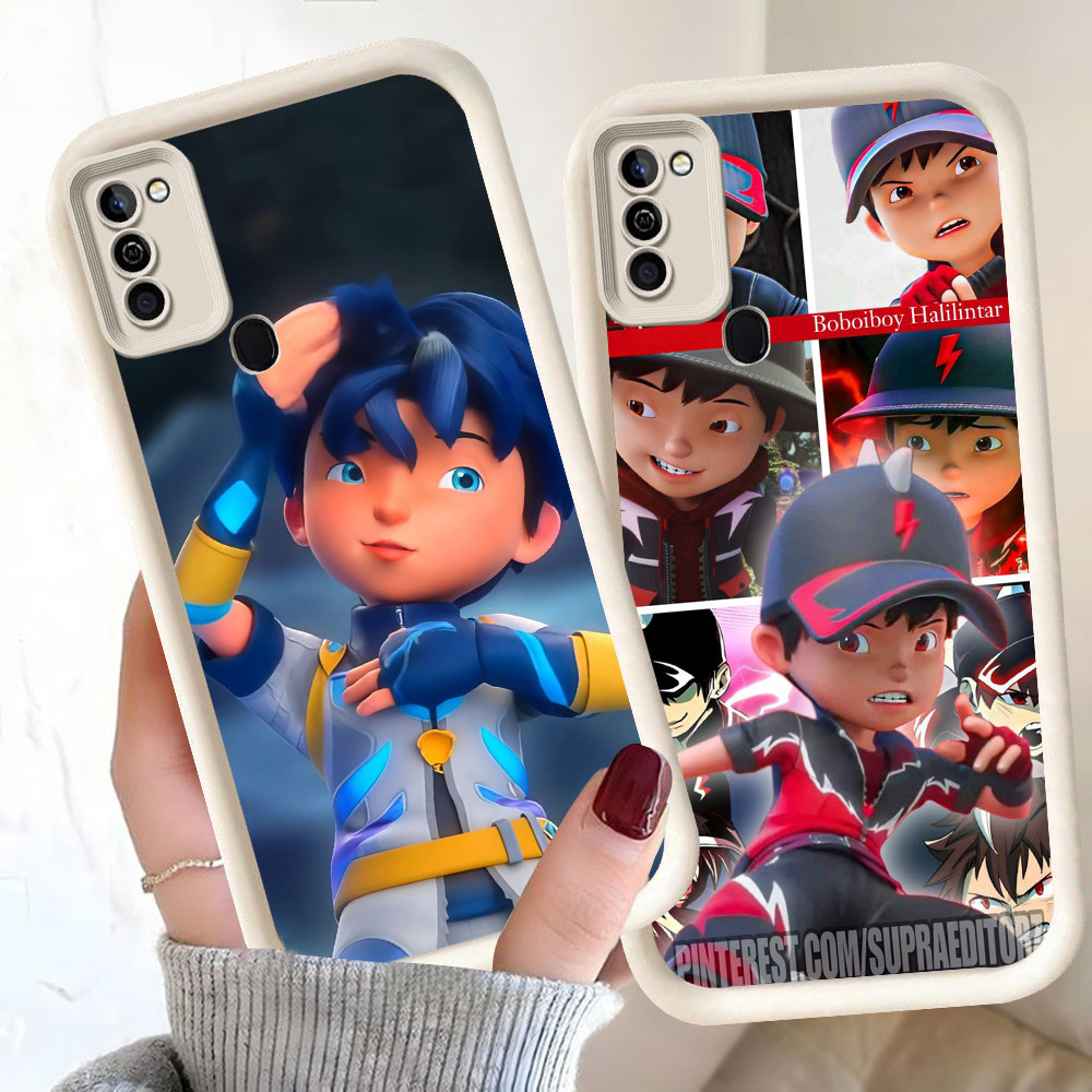 Hitam Casing untuk Infinix HOT Smart Note 12 GT 8 50 30 10 PLAY Pro FA-5 BoBoiBoy Galaxy