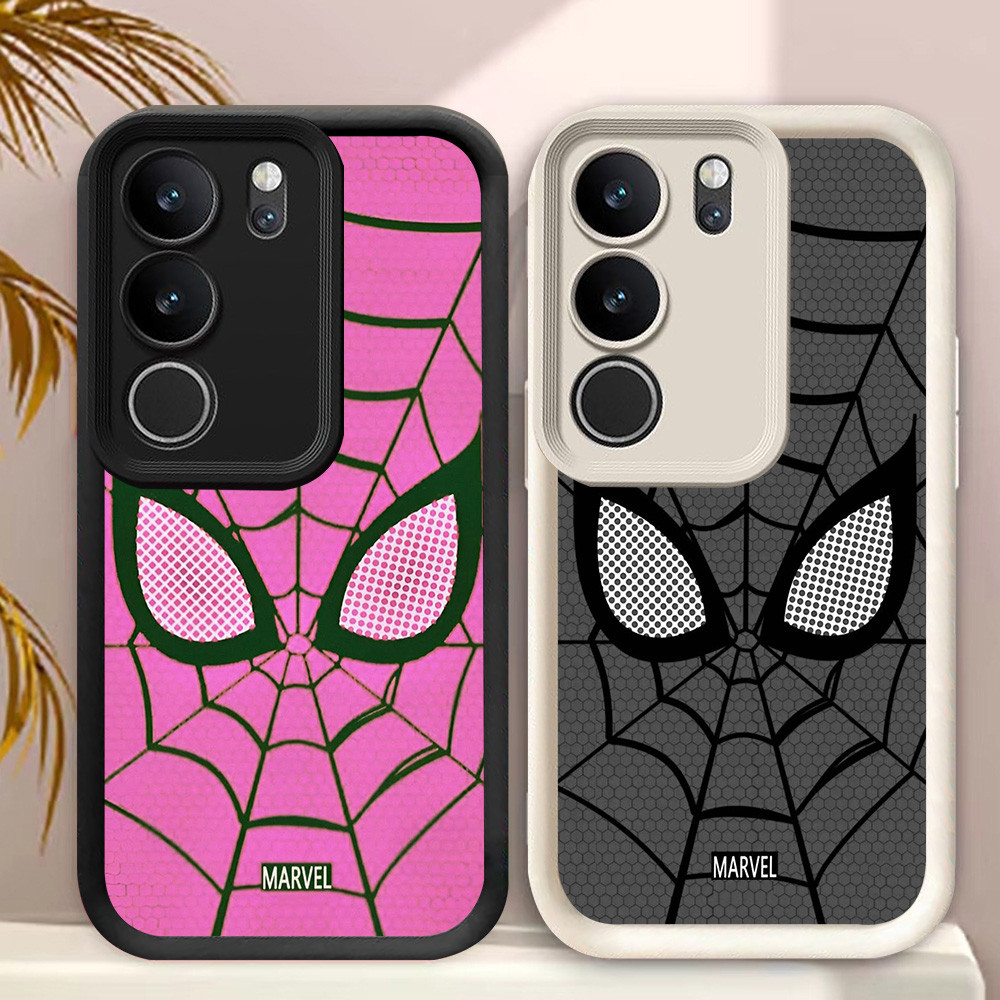 MH73 Spiderman Casing untuk VIVO V40 Y19S Y300 Lite Pro 5G Kasus