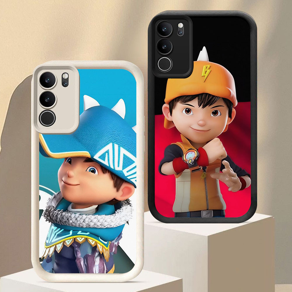 BF-6 Boboiboy Casing HP Untuk VIVO Y19S Y200 Y300 V40 Lite Pro