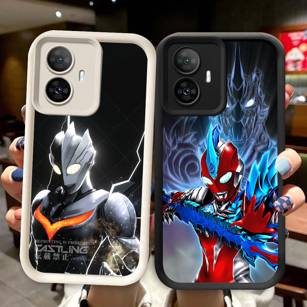 BF-32 Ultraman Murah Casing HP TPU Realme 2 7I 14 14T C17 C55 Note 70 70T Narzo N55 80 Lite Pro