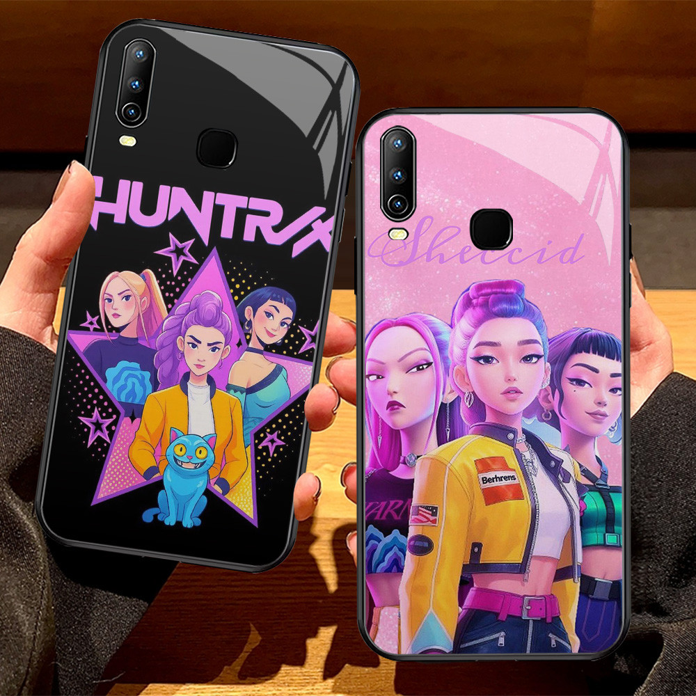 G-55 Kpop Demon Hunter HD Kaca Casing untuk VIVO Y81s Y12i Y50 Y81 Y30 Y12 Y15 Y19 Y17 Y17S Y15S Cas
