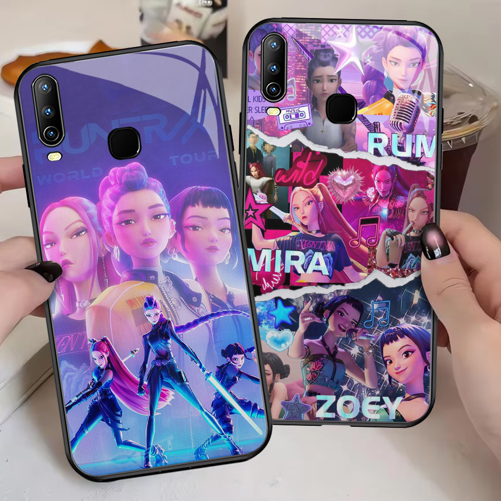 G-72 Kpop Demon Hunter HD Kaca Casing untuk VIVO Y81s Y12i Y50 Y81 Y30 Y12 Y15 Y19 Y17 Y17S Y15S Cas
