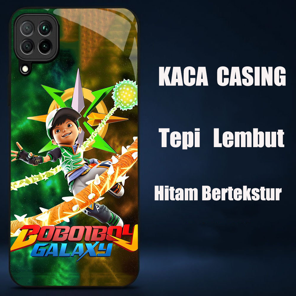 DW-10 Boboiboy ice GLASS KACA Casing untuk HP Samsung M32 A12 M12 A22 5G