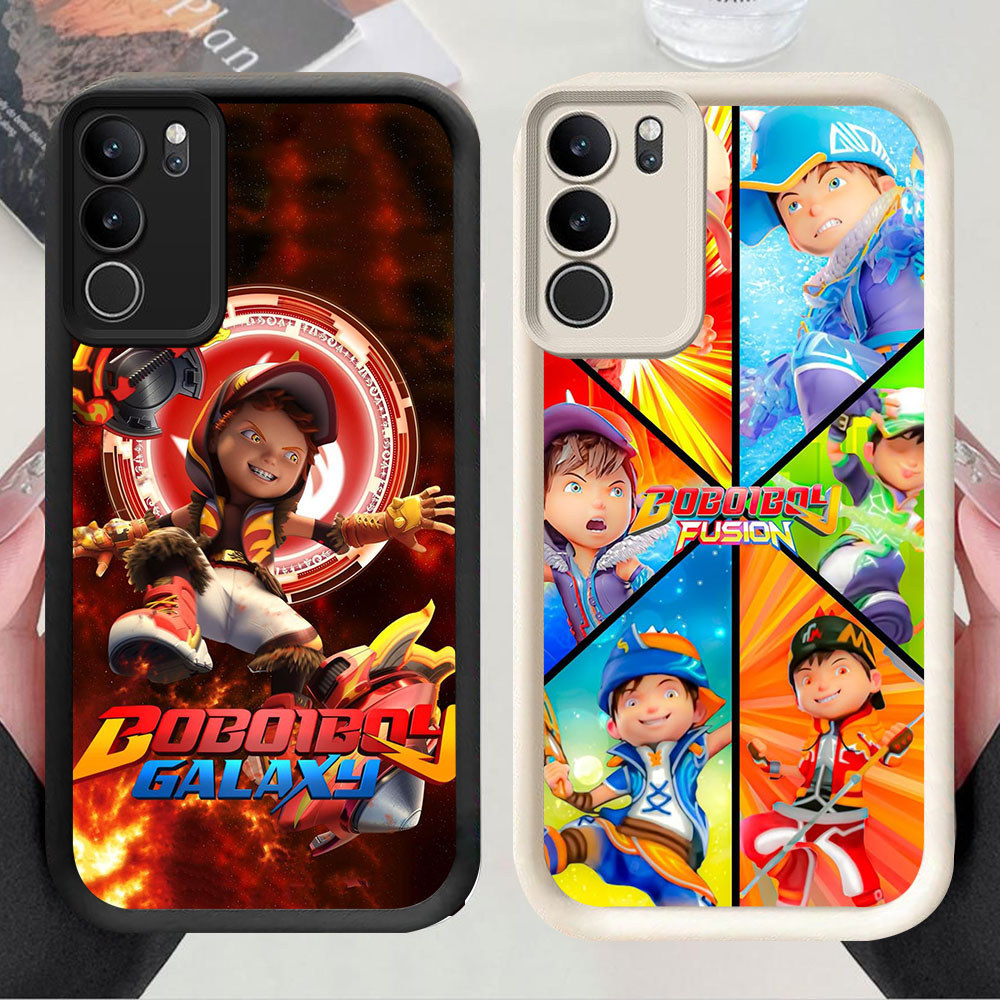 BF-3 Anime Boboiboy Casing HP Untuk VIVO Y19S Y200 Y300 V40 Lite Pro