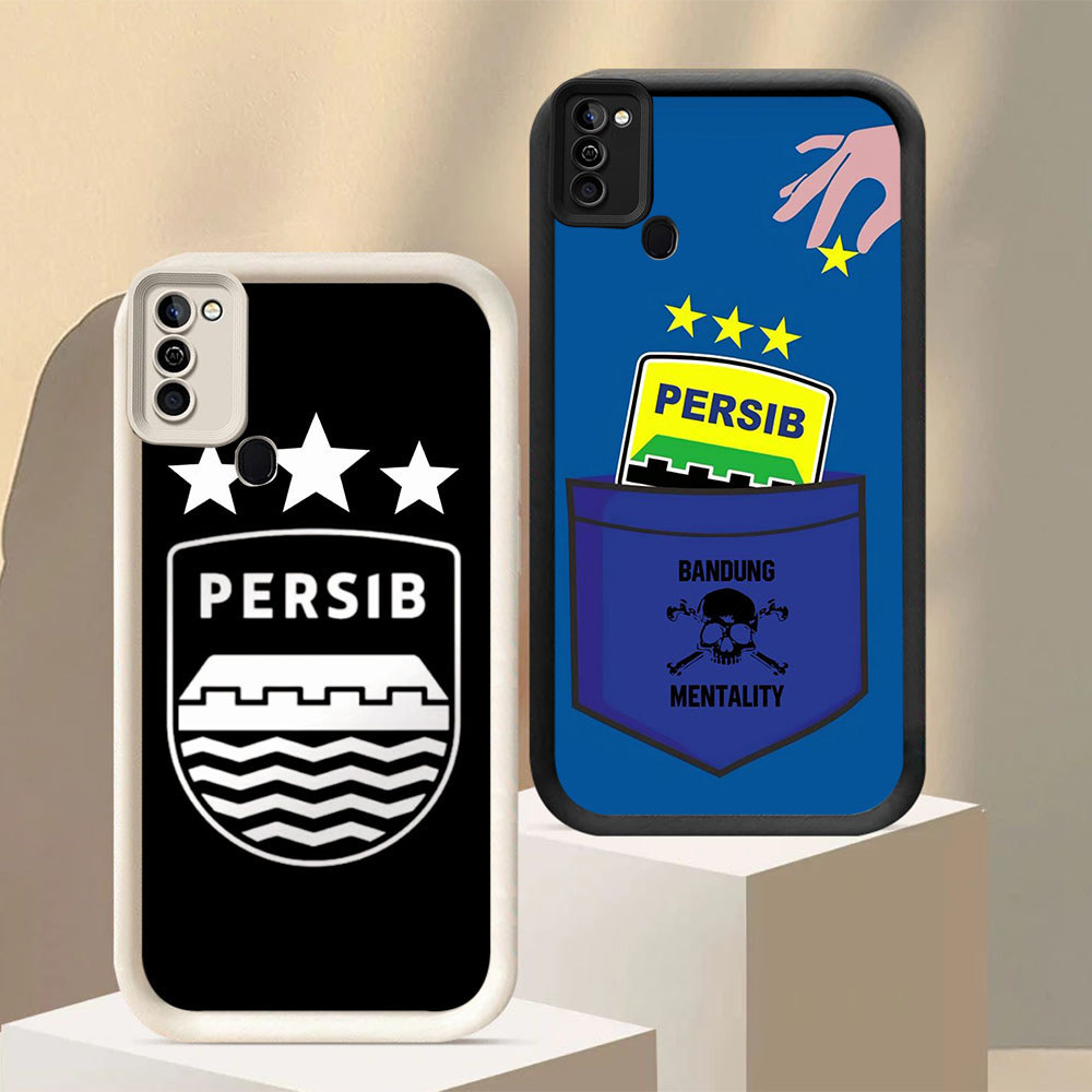MP-21 PERSIB Bandung Indonesia Shocking Silikon Casing untuk for Infinix ITEL Smart HOT Note 10 12 C