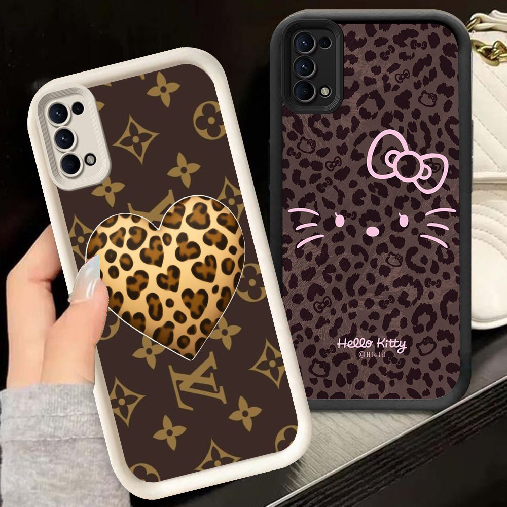TS-61 Hello Kitty Leopard Murah Casing HP TPU Anti Gores OPPO A39 A83 A37 A91 F15 Reno 3 4 5 6