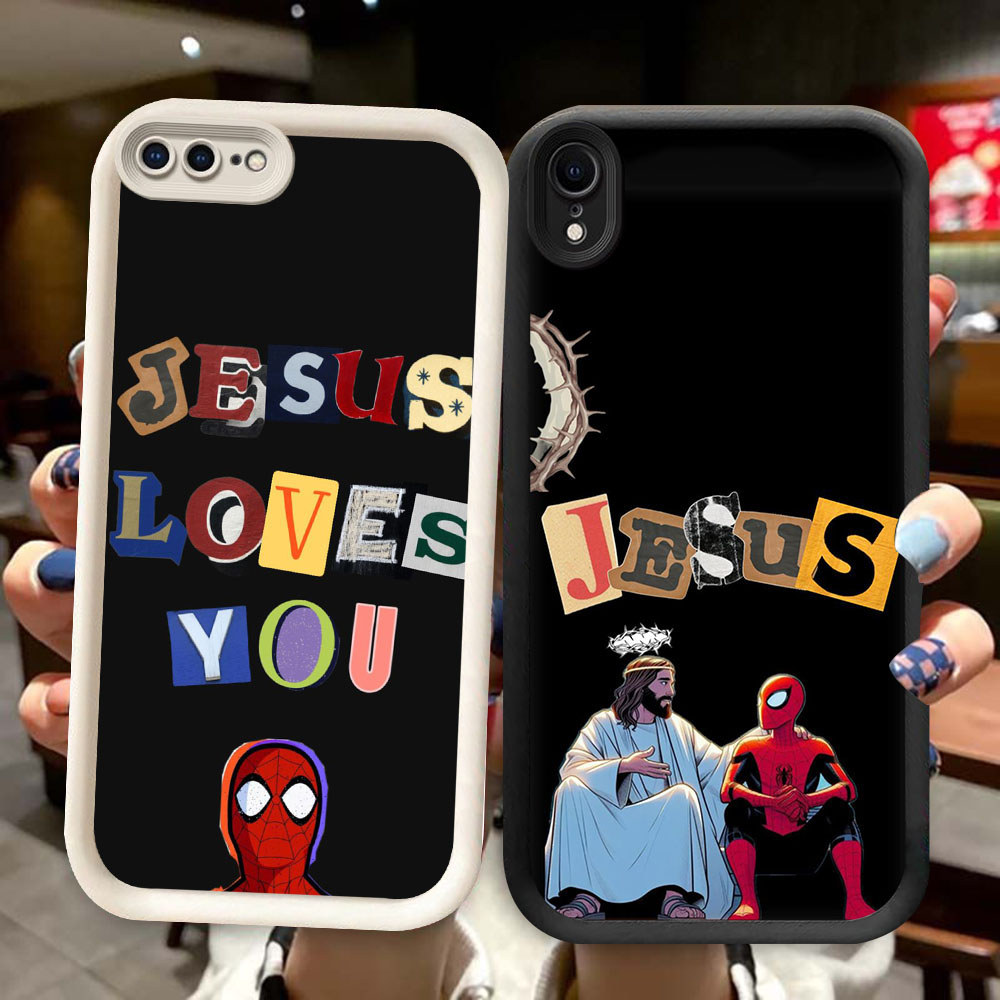 TS-64 Jesus Murah Casing HP TPU Anti Gores X iPhone XS XR 6 7 8 Max Plus