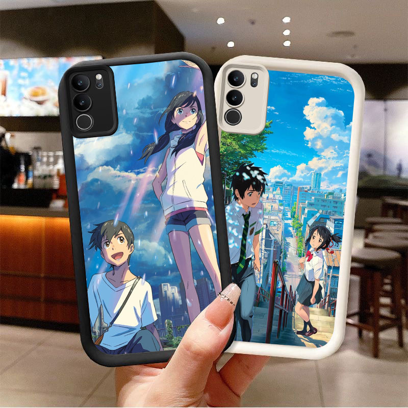 A2-36 Nama Anda Case Lembut Casing untuk VIVO V40 Y19S Y300 Y200 V50 Lite Pro Plus 5G