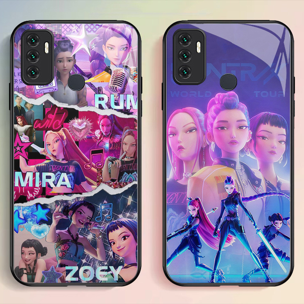 G-72 Kpop Demon Hunter HD Kaca Casing untuk OPPO Reno A91 6Z 3 4 6 A33 A53 A31 A32 A53S 5 5G Case