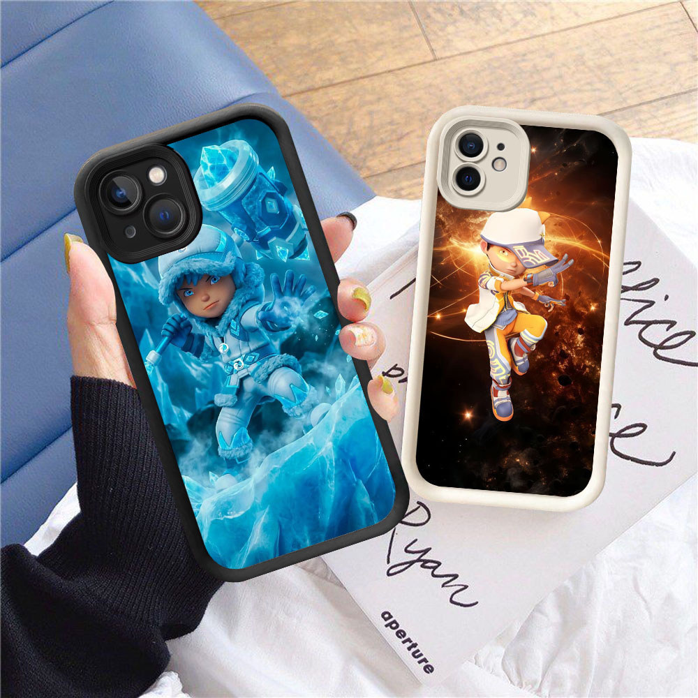 MM-3 Boboiboy Casing Hp Untuk iPhone Mini 13 12 11 Pro Max