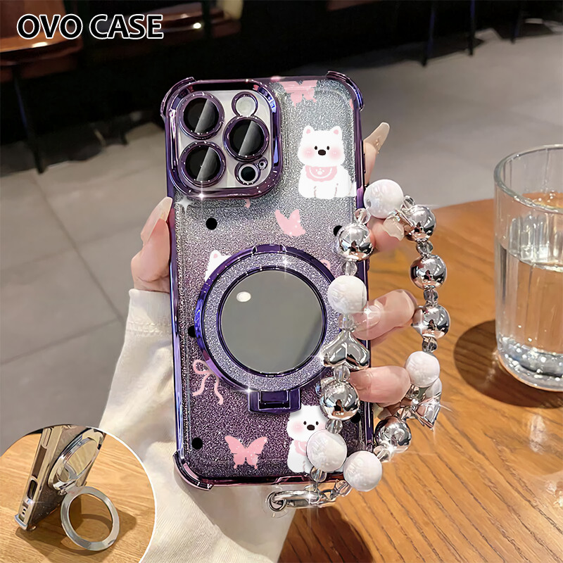 Case Samsung Gemerlap Stand Holder Garskin Soft Case Samsung A06 A10S A11 A12 A13 With Strap Dengan 