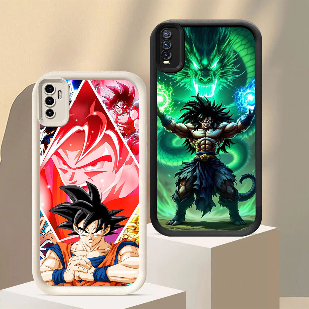 MP-10 Dragon Ball Goku Shocking Silikon Casing untuk for VIVO iQOO Y20 10 NEO S1 Z10 Turbo 13 Y11S Y