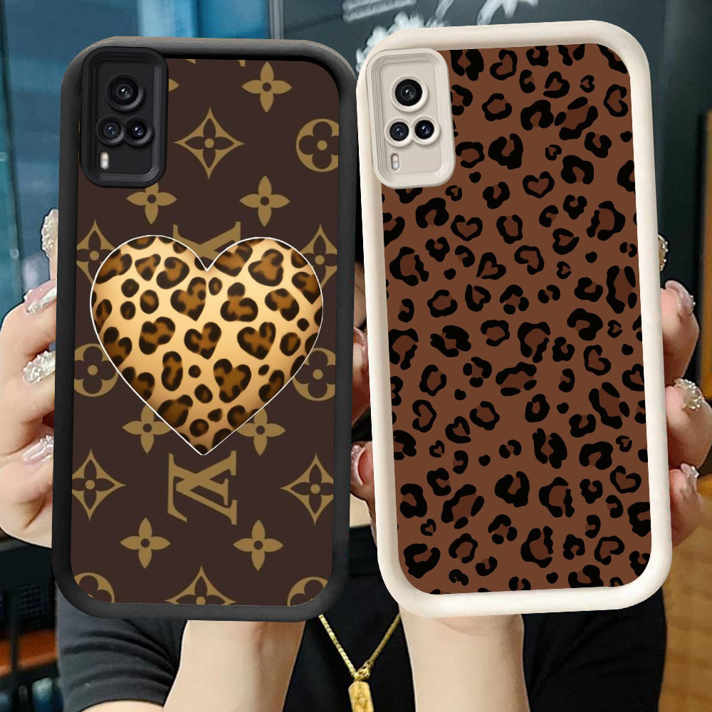 TS-61 Hello Kitty Leopard Casing HP Untuk VIVO Y51 Y53s Y33 Y73 V21E V21 Y51S Y31 Y51A