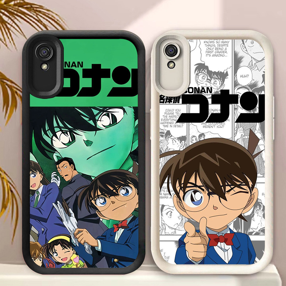 MH64 Detective Conan Casing untuk Xiaomi Redmi Note POCO M4 9A 7 M3 9T Pro Kasus
