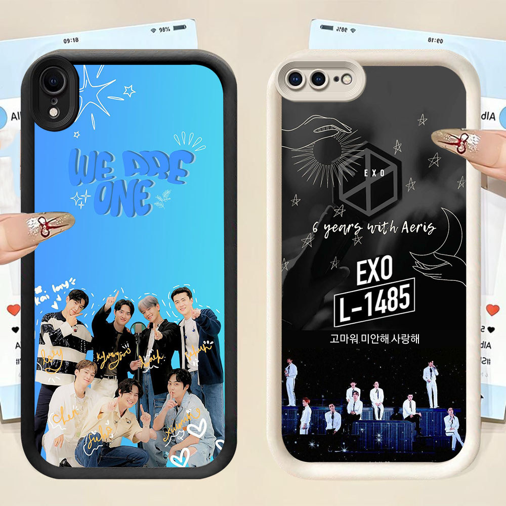 BF-15 EXO Murah Casing HP TPU X iPhone XS XR 6 7 8 Max Plus