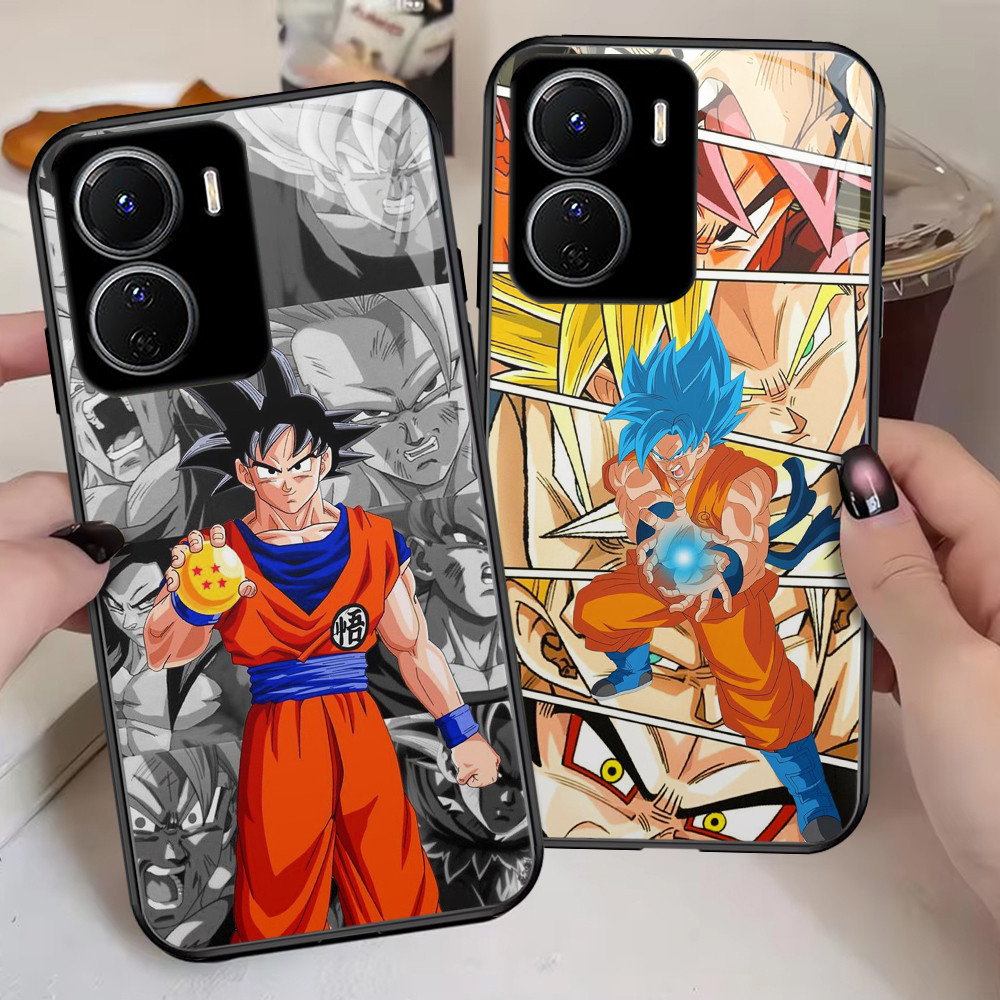 G-42 Dragon Ball HD Kaca Casing untuk OPPO A57S A57 A36 Reno 8 A77S A76 A96 7 A77 Case