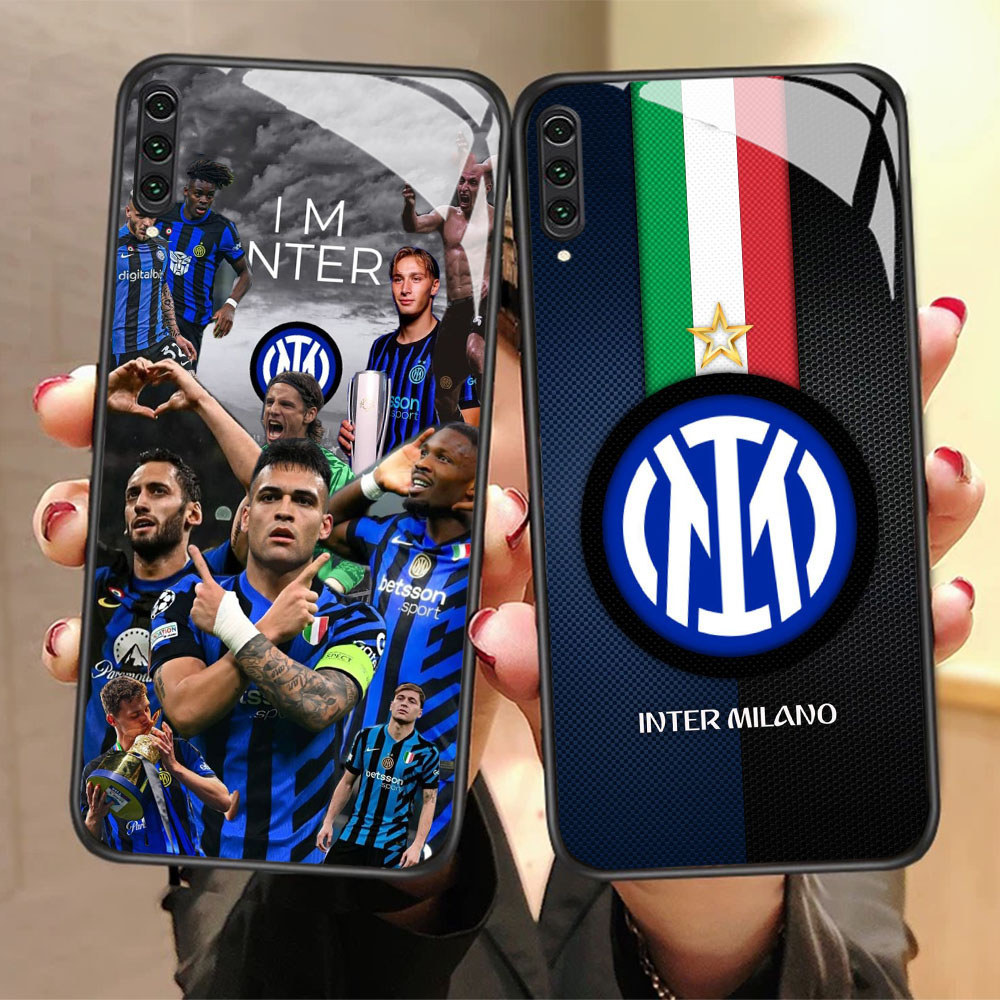 FX-44 Inter Milan HD Glass Casing untuk Samsung A50 A70S A70 A10 A02 A7 Note 10 Pro Plus