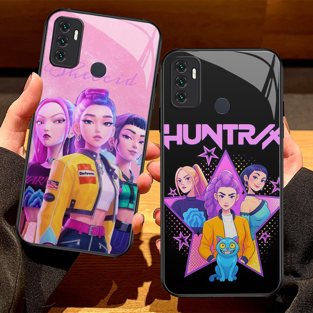 G-55 Kpop Demon Hunter HD Kaca Casing untuk OPPO Reno A91 6Z 3 4 6 A33 A53 A31 A32 A53S 5 5G Case