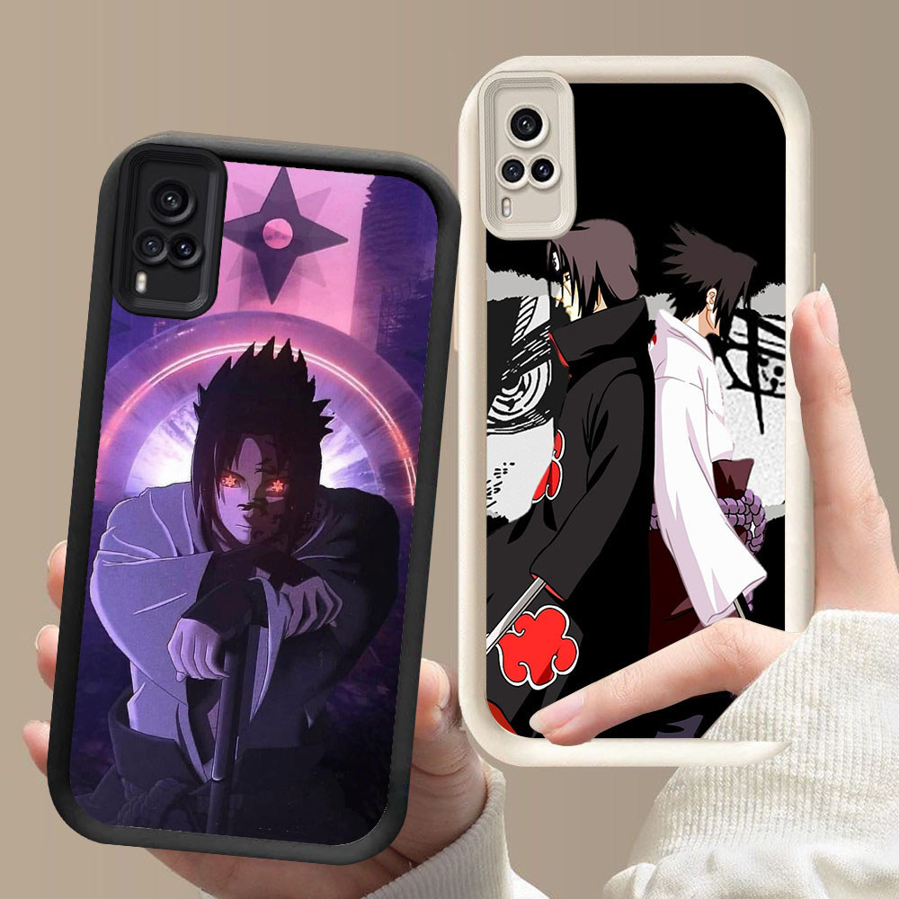 KT-12 Uchiha Itachi Casing HP Untuk VIVO Y51 Y53s Y33 Y73 V21E V21 Y51S Y31 Y51A