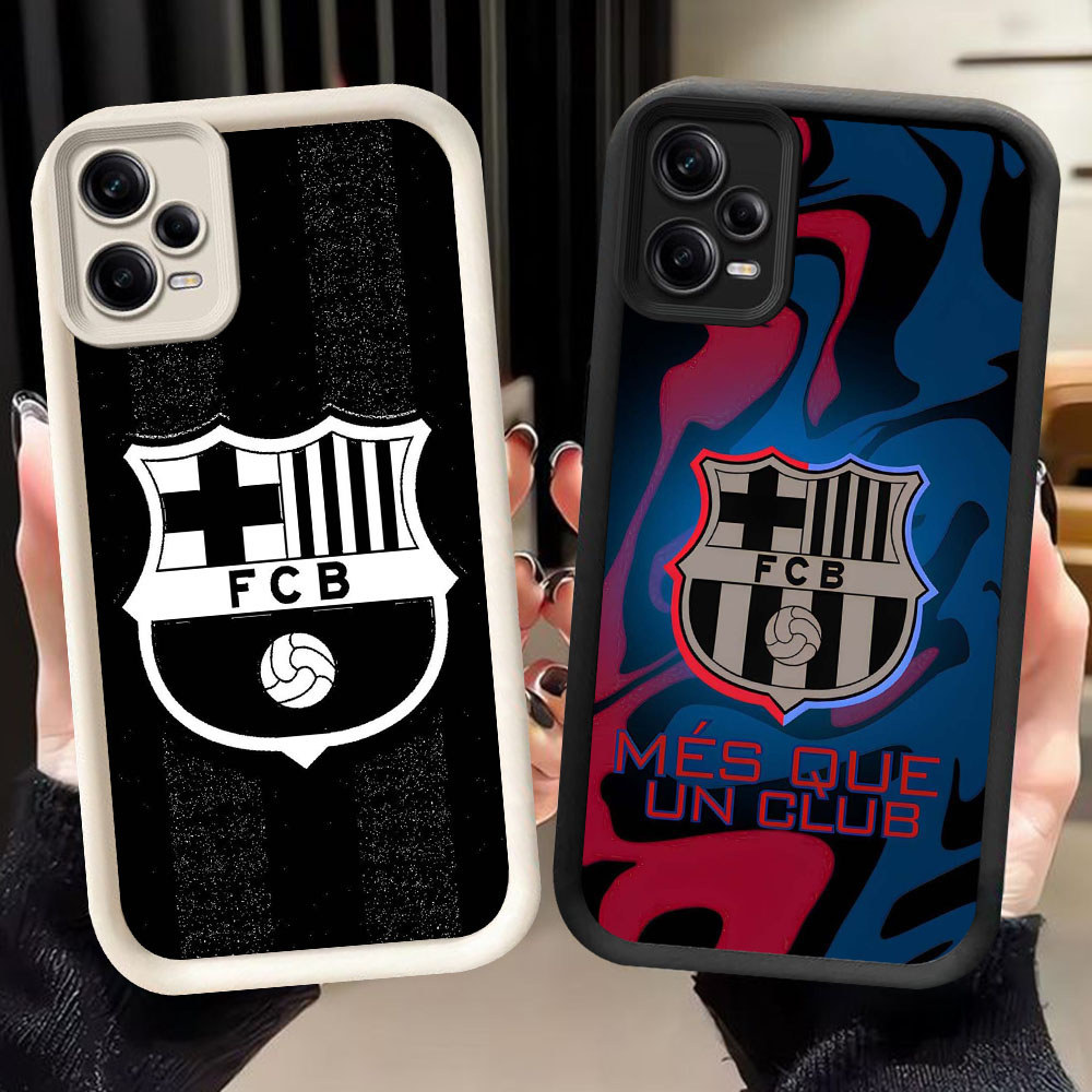 HM-45 Barcelona SIlicone Case For Xiaomi Redmi Note 12 15C Turbo 3 13X POCO X5 F5 F7 M6