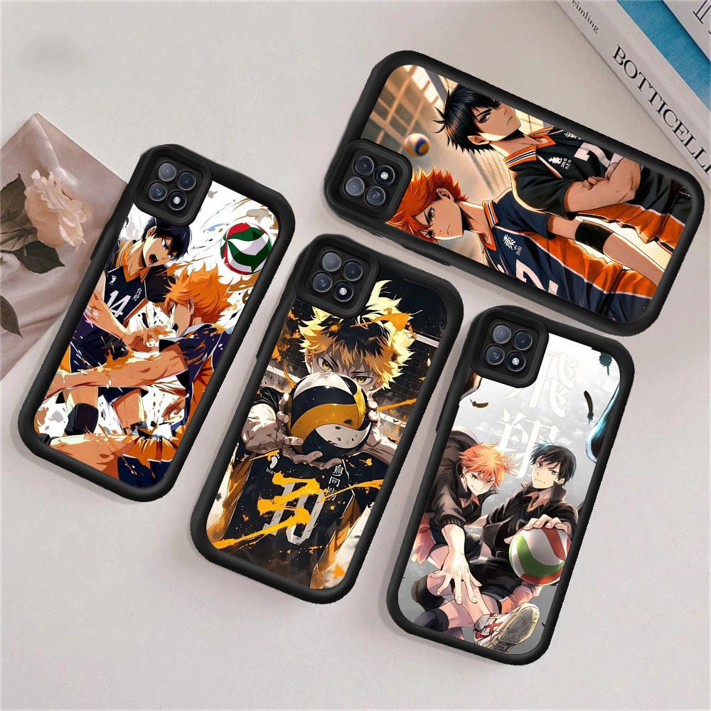 BU15 Haikyuu Anime kasus silikon Casing untuk OPPO A74 A57e A5S A57 A7 A57s A76 A58 A72 2018 5G luna