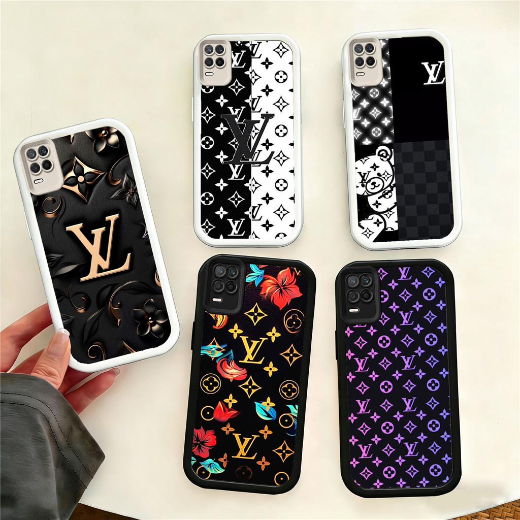 BU21 LV Sangat indah kasus silikon Casing untuk OPPO A52 A5 A38 A3S A54S A54 A55 A53S A53 2020 2018 