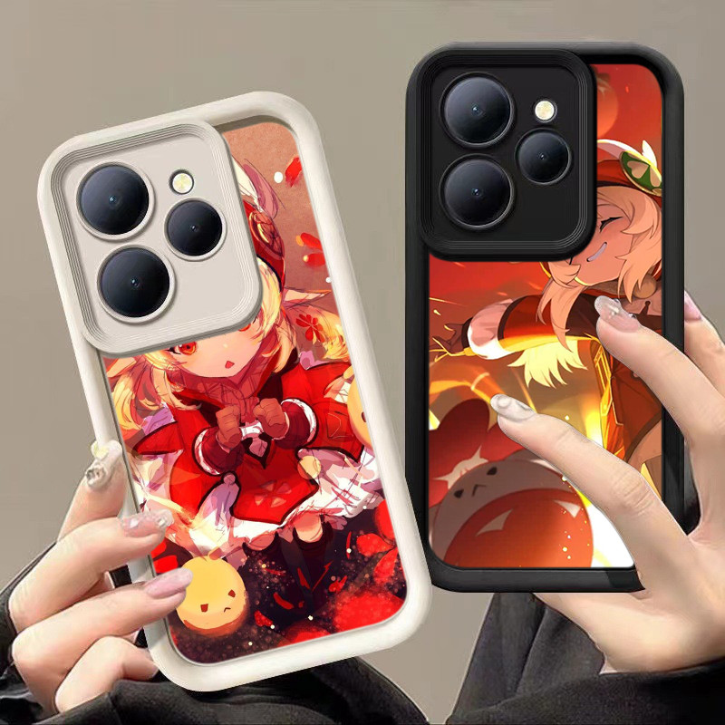 HA81 Klee Genshin Impact game Untuk Infinix Casing hp Softcase Silikon Kasing untuk Tecno POP 9 8 Ca