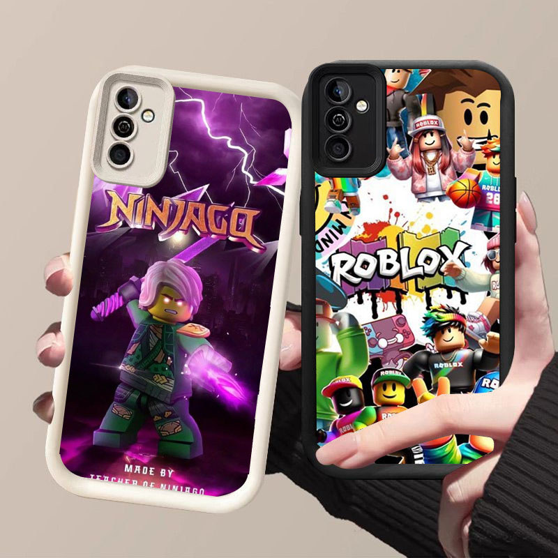 TS-44 FREE ROBLOX Shockproof soft Casing untuk OPPO A5X 2025 A54 A5 5G 4G
